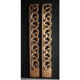 寺院欄間 2枚1組　R0080 