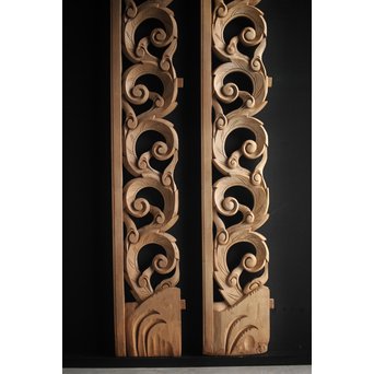 寺院欄間 2枚1組　R0080 