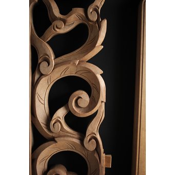 寺院欄間 2枚1組　R0080 