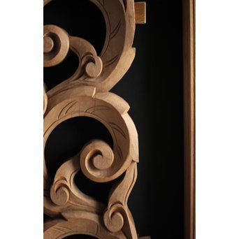 寺院欄間 2枚1組　R0080 