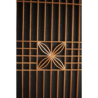 白木 組子のガラス戸　GD0054 