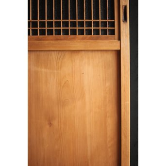 白木 組子のガラス戸　GD0054 