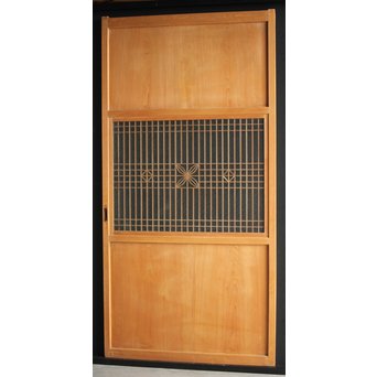 白木 組子のガラス戸　GD0054 