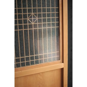 白木 組子のガラス戸　GD0054 