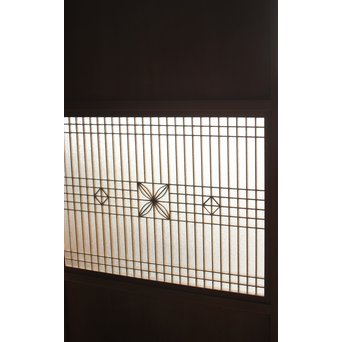 白木 組子のガラス戸　GD0054 