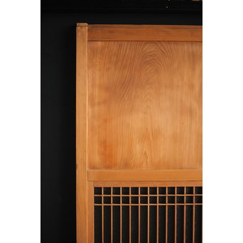 白木 組子のガラス戸　GD0054 