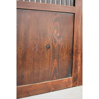 蔵戸風 飴色時代格子戸 2枚1組　L1042YD 