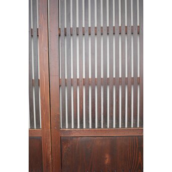 蔵戸風 飴色時代格子戸 2枚1組　L1042YD 