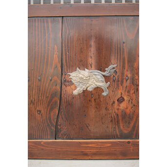 蔵戸風 飴色時代格子戸 2枚1組　L1042YD 