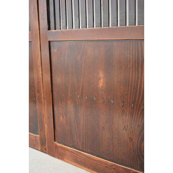 蔵戸風 飴色時代格子戸 2枚1組　L1042YD 