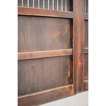 蔵戸風 飴色時代格子戸 2枚1組　L1042YD 