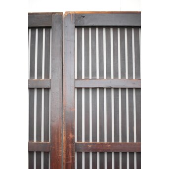 蔵戸風 飴色時代格子戸 2枚1組　L1042YD 