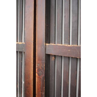 蔵戸風 飴色時代格子戸 2枚1組　L1042YD 