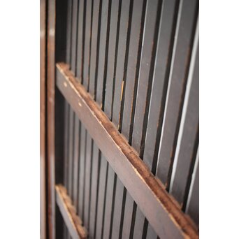 蔵戸風 飴色時代格子戸 2枚1組　L1042YD 