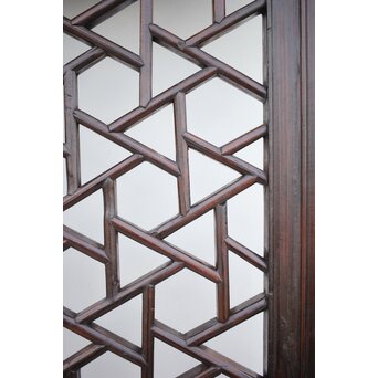 李朝/朝鮮 氷裂紋組子建具/ドア　L1043 