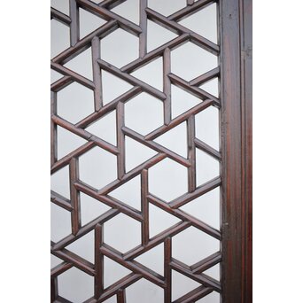 李朝/朝鮮 氷裂紋組子建具/ドア　L1043 