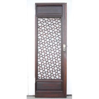 李朝/朝鮮 氷裂紋組子建具/ドア　L1043 