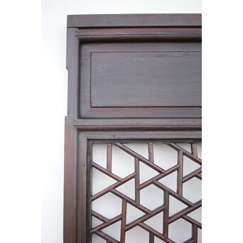 李朝/朝鮮 氷裂紋組子建具/ドア　L1043 