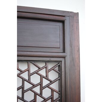 李朝/朝鮮 氷裂紋組子建具/ドア　L1043 