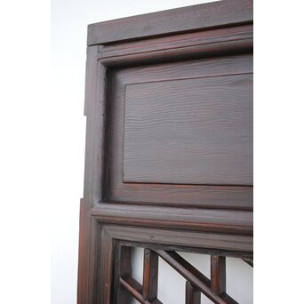 李朝/朝鮮 氷裂紋組子建具/ドア　L1043 