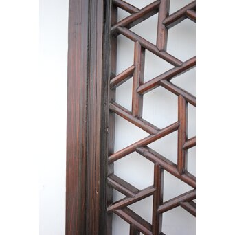 李朝/朝鮮 氷裂紋組子建具/ドア　L1043 