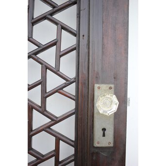 李朝/朝鮮 氷裂紋組子建具/ドア　L1043 