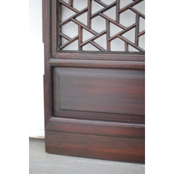 李朝/朝鮮 氷裂紋組子建具/ドア　L1043 