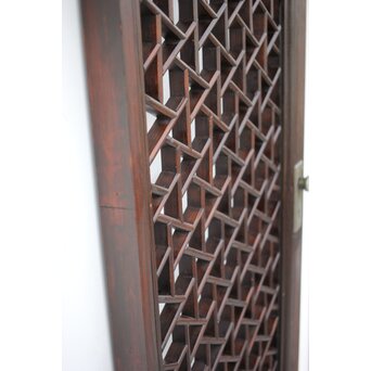 李朝/朝鮮 氷裂紋組子建具/ドア　L1043 