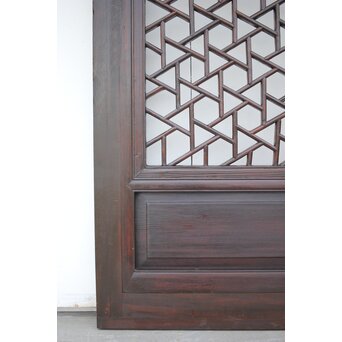 李朝/朝鮮 氷裂紋組子建具/ドア　L1043 