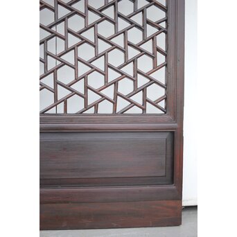 李朝/朝鮮 氷裂紋組子建具/ドア　L1043 