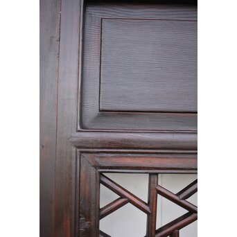 李朝/朝鮮 氷裂紋組子建具/ドア　L1043 