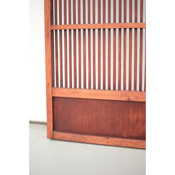 赤い時代格子戸　L1045 