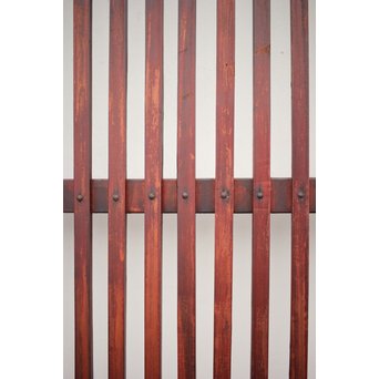 赤い時代格子戸　L1045 