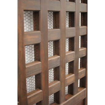 升格子 銅板張の蔵戸　W023 