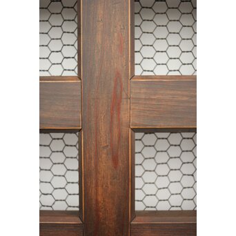 升格子 銅板張の蔵戸　W023 