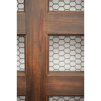 升格子 銅板張の蔵戸　W023 