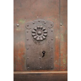 升格子 銅板張の蔵戸　W023 