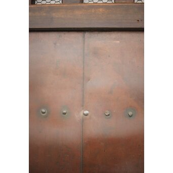 升格子 銅板張の蔵戸　W023 