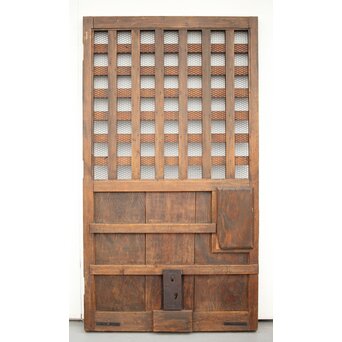 升格子 銅板張の蔵戸　W023 