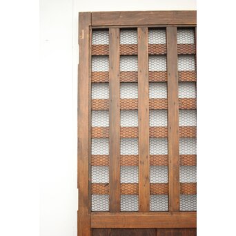 升格子 銅板張の蔵戸　W023 