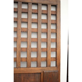 升格子 銅板張の蔵戸　W023 