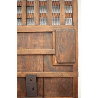 升格子 銅板張の蔵戸　W023 