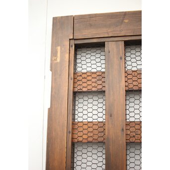 升格子 銅板張の蔵戸　W023 