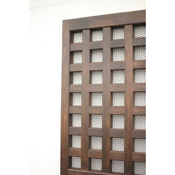 升格子 銅板張の蔵戸　W023 