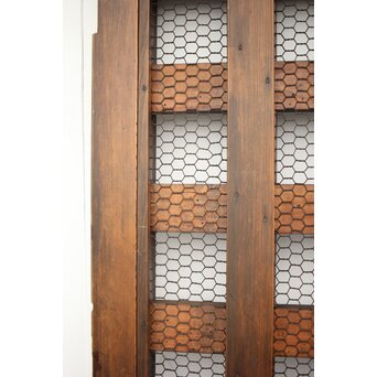 升格子 銅板張の蔵戸　W023 