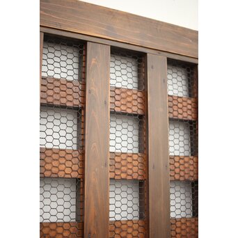 升格子 銅板張の蔵戸　W023 