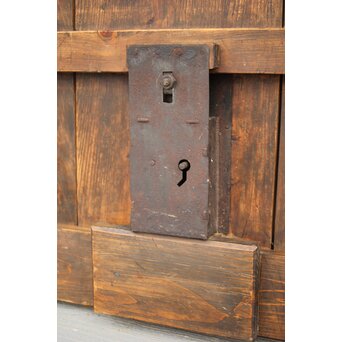 升格子 銅板張の蔵戸　W023 