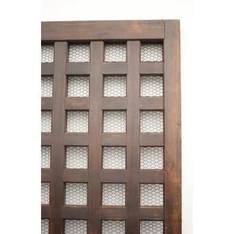 升格子 銅板張の蔵戸　W023 