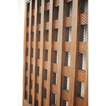 升格子 銅板張の蔵戸　W023 