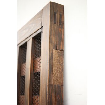 升格子 銅板張の蔵戸　W023 